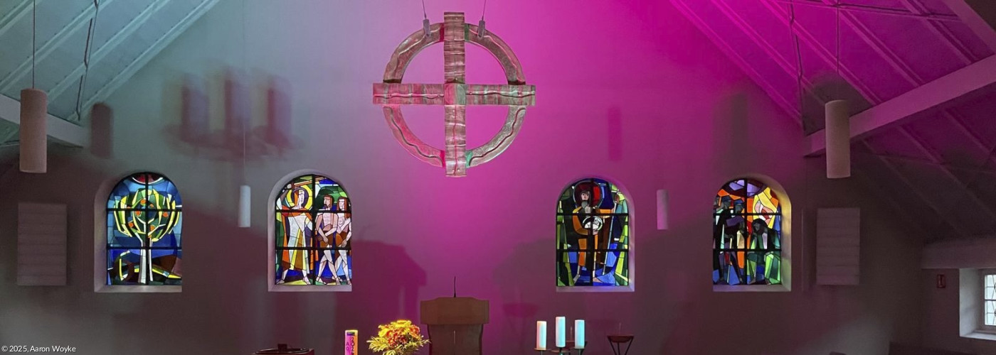 Gottes Sound Special-Gottesdienst 2025 Lichtinstallation