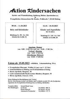 Aktion Kindersachen