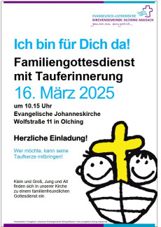 Familiengottesdienst mit Tauferinnerung