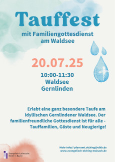 Plakat Tauffest 2025