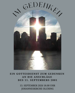 Gedenken an 11.9.26
