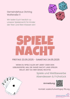 Plakat Spielenacht