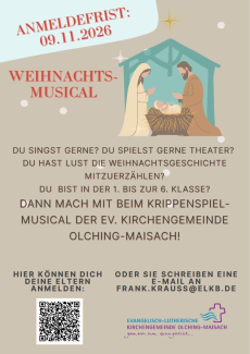 2026 Weihnachtsmusical Plakat