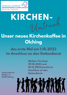 Gottesdienst mit Kirchenumtrunk
