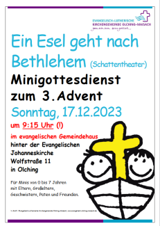 Minigottesdienst 3. Advent