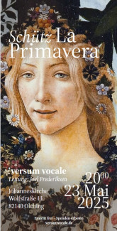 Ev. Johanneskirche Olching: La Primavera von Schütz. Ensemble ´versum vocale