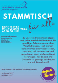 Stammtisch für alle 12.11.2026