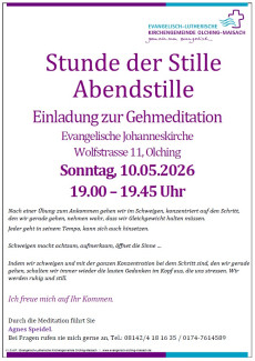 Stunde der Stille 10.05.2026