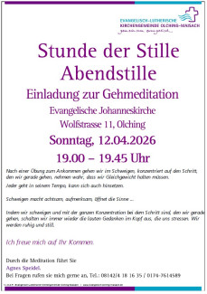 Stunde der Stille 12.04.2026