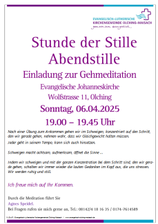 Stunde der Stille