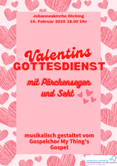 Plakat GD am Valentinstag