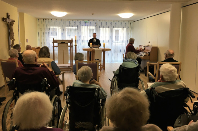Gottesdienst im Seniorenheim