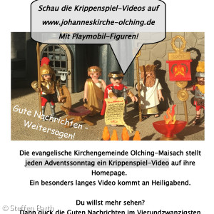 Plakat Krippenspielvideo 2021