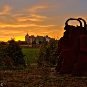 Torgau in Abendstimmung